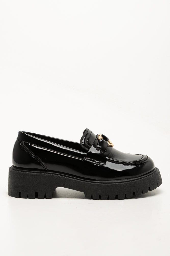 Chunky Loafer Black (1)