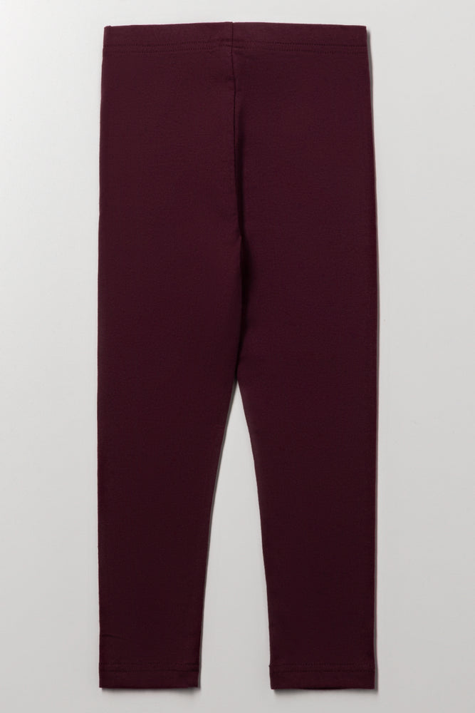 Leggings Burgundy (2)