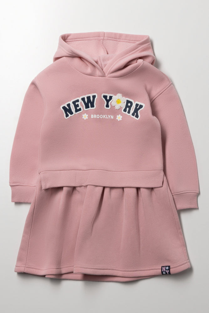 Sweatshirt Dress Pink