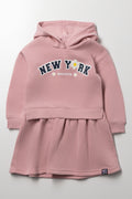 Sweatshirt Dress Pink