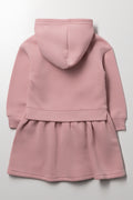 Sweatshirt Dress Pink (2)