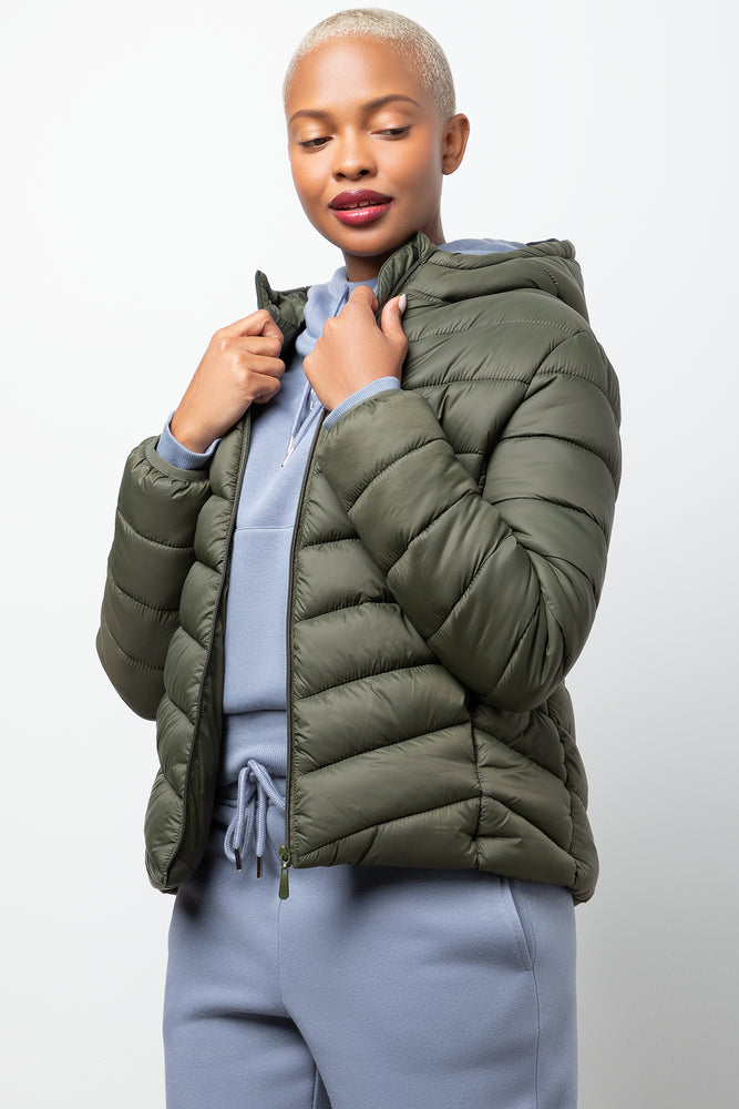 Puffer Jacket Green