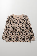 Animal Long Sleeve T-Shirt Natural