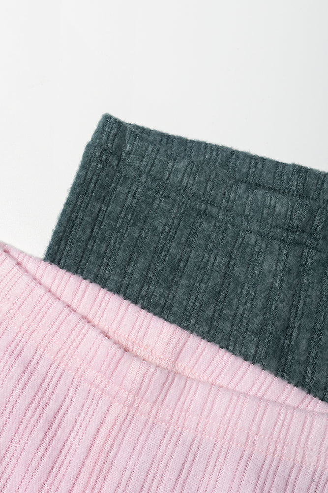 2 Pack Leggings Pink And Green (1)