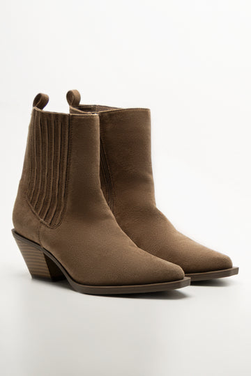 Western Ankle Boot Brown