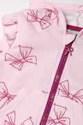 Bow Zip Through Tracktop Pink (1)