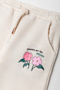 Flower Trackpants Natural (1)