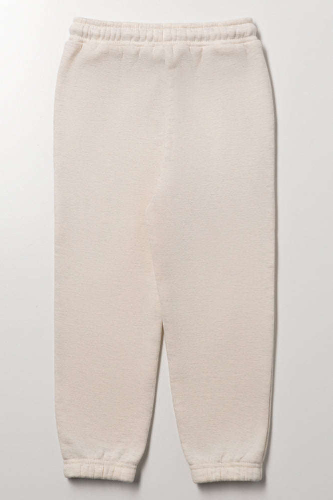 Flower Trackpants Natural (2)