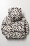 Animal Print Puffer Natural (2)