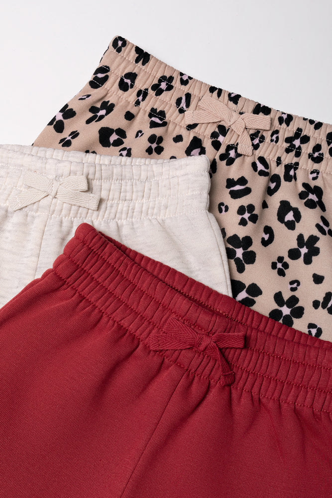 3 Pack Animal Trackpants Natural and Rust