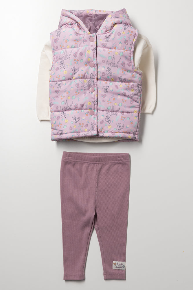 Bambi 3 Piece Set Lilac