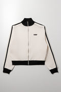 Zip Through Tracktop White