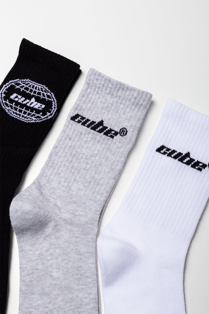 3 Pack Socks Multicolour