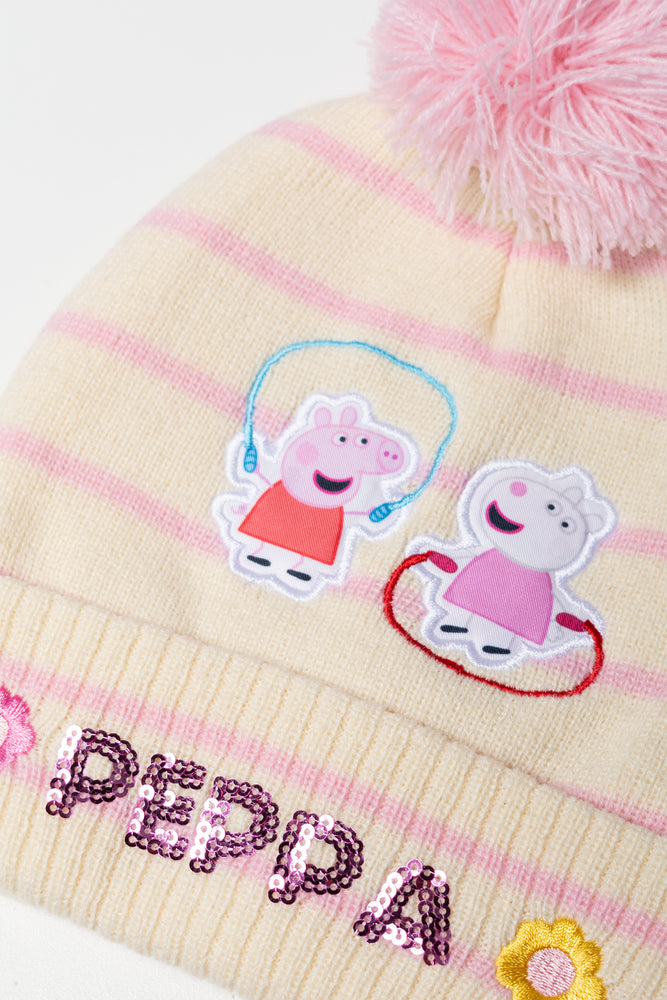 Peppa Pig Beanie White (1)