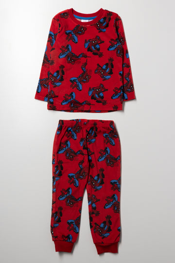 Spider-Man Pyjama Set Red