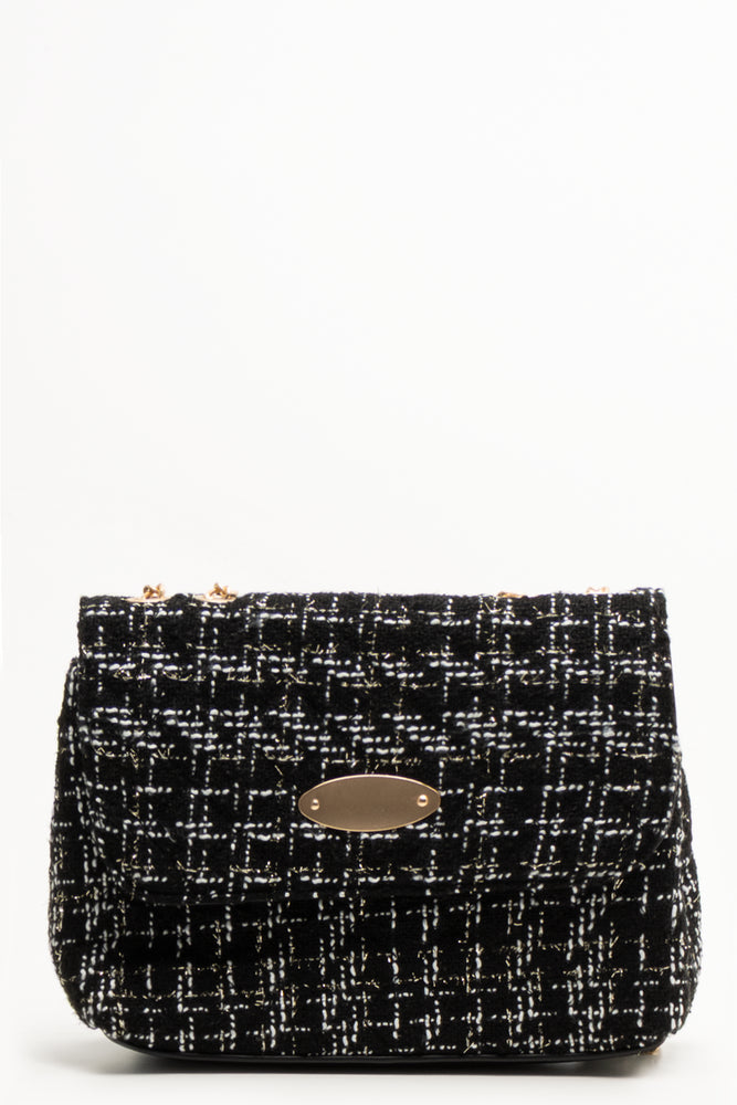 Clutch Bag Black And White
