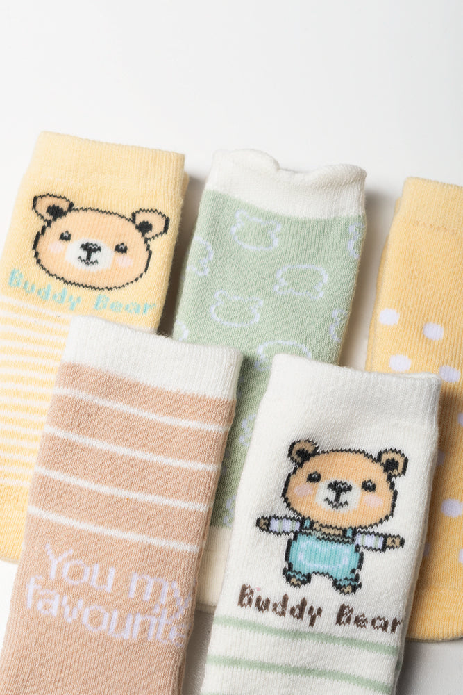 5 Pack Socks Multicolours (1)