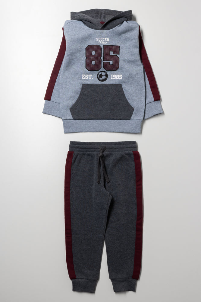 Hooded Tracksuit Dark Grey