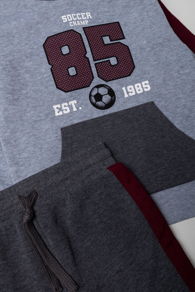 Hooded Tracksuit Dark Grey