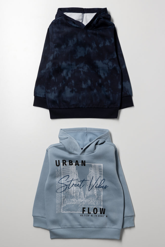 2 Pack Tracktops Navy And Blue