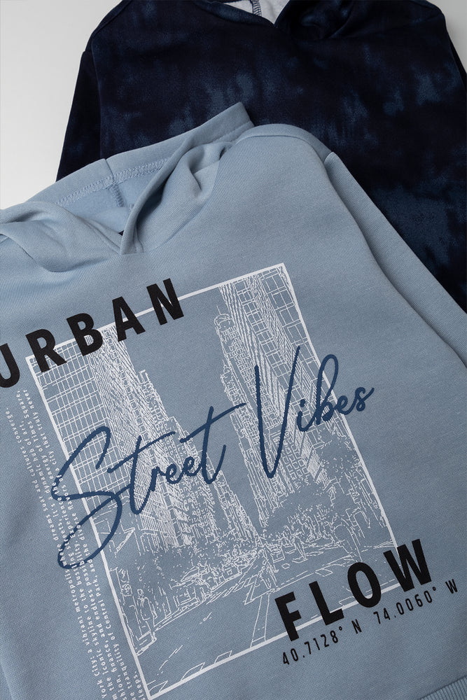 2 Pack Tracktops Navy And Blue