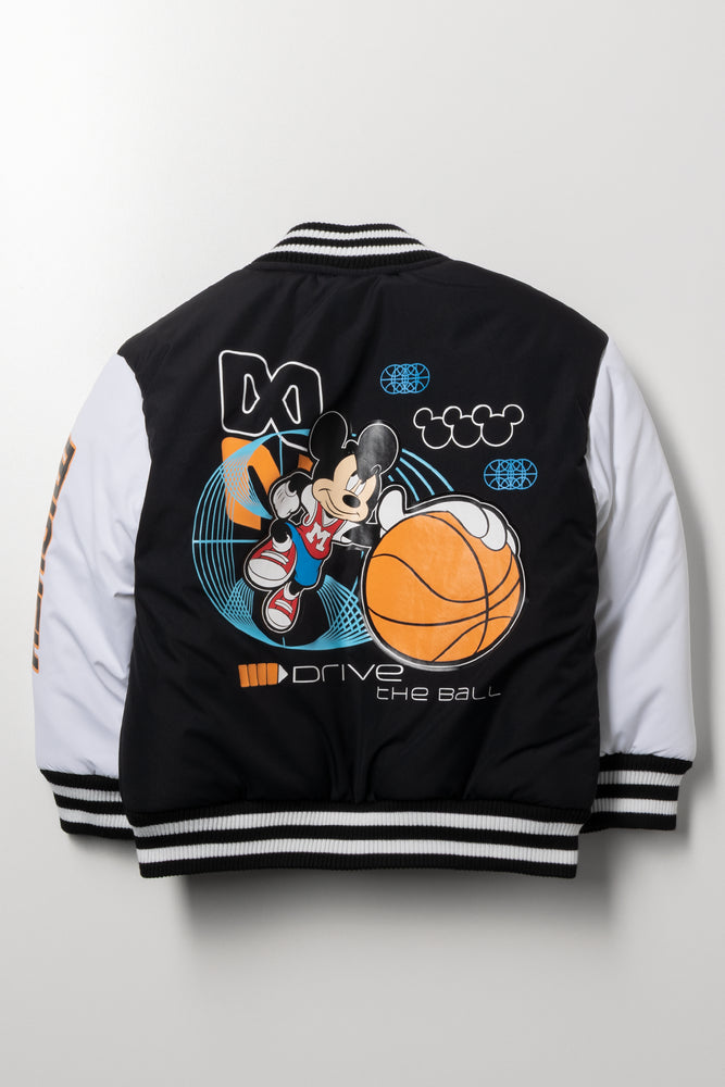Mickey Mouse Bomber Jacket Black (2)
