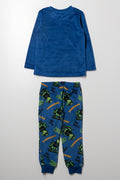 Long Sleeve Pyjama Set Blue (2)