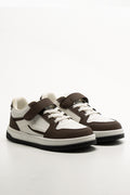 Sneakers White And Brown