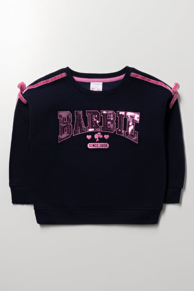 Barbie Sequins Tracktop Navy