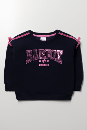 Barbie Sequins Tracktop Navy