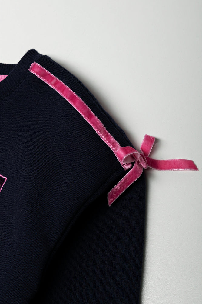 Barbie Sequins Tracktop Navy (2)