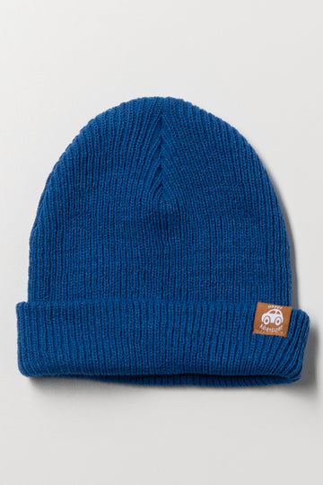 Ribbed Beanie Cobalt Blue