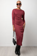 Bodycon Dress Burgundy