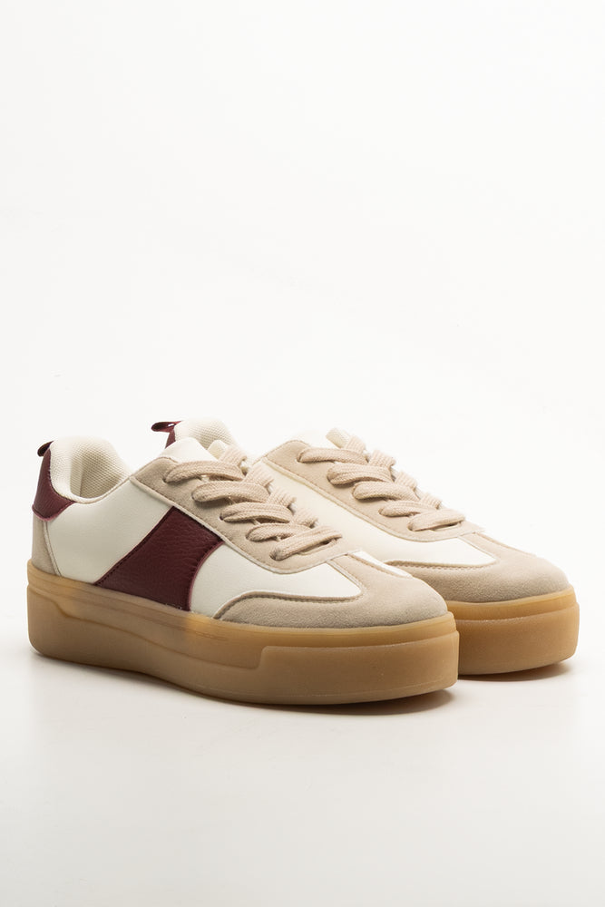 Platform Sneakers Natural