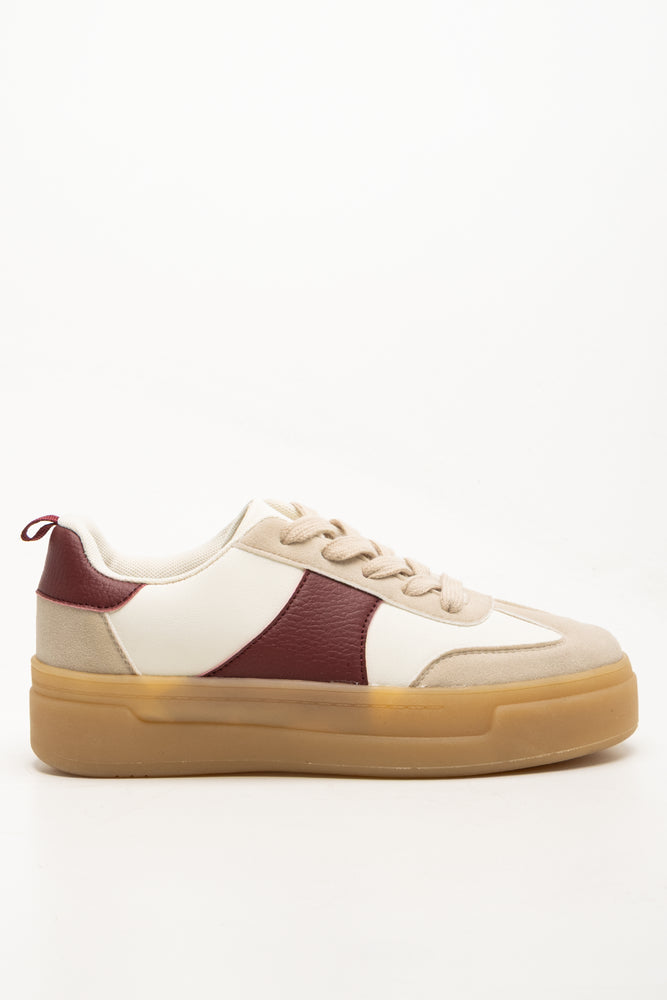 Platform Sneakers Natural