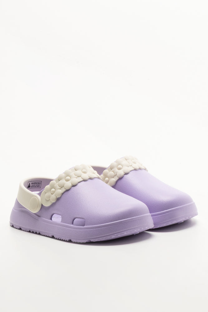 Daisy Garden Clogs Lavender