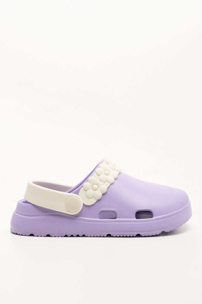 Daisy Garden Clogs Lavender (1)