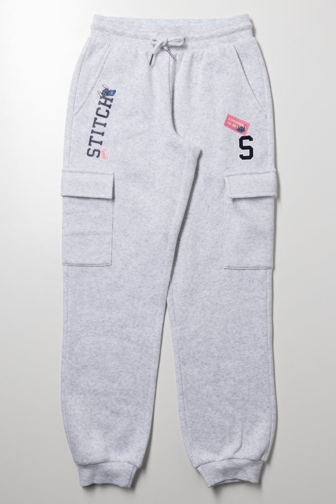 Stitch Cargo Trackpants Grey