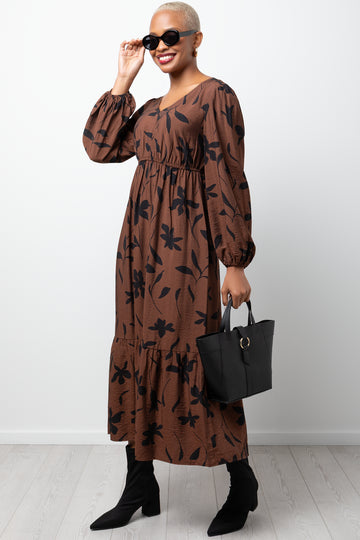 Maxi Dress Brown