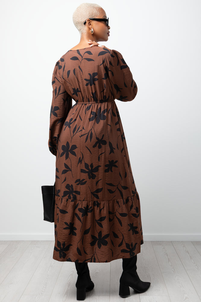 Maxi Dress Brown (2)