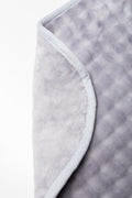 Textured Mink Blanket Grey (1)