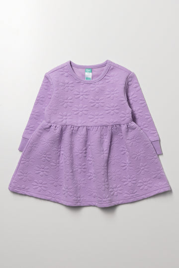 Fleece Dress Purple