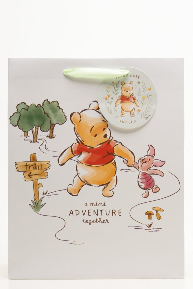 Winnie The Pooh Gift Bag White