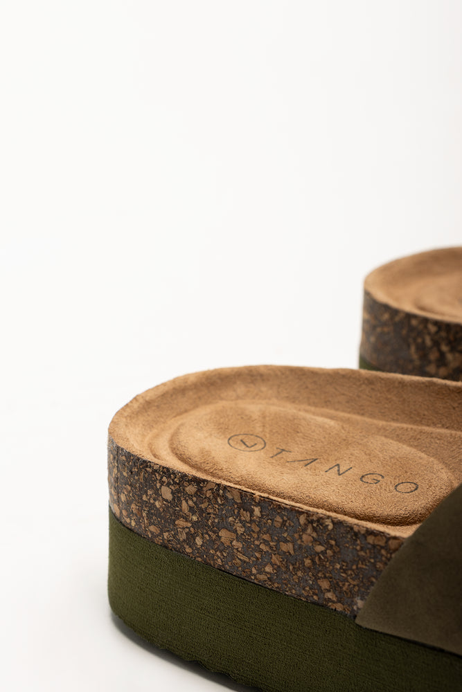 Double Strap Sandals Green (3)