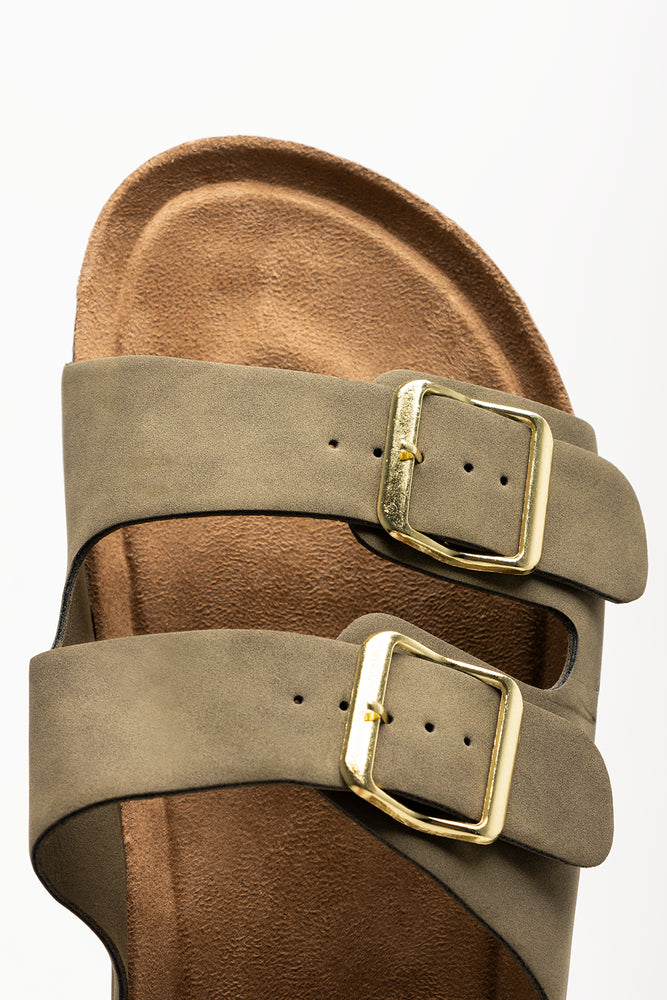 Double Strap Sandals Green (4)