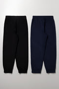 2 Pack Corduroy Pants Black And Navy (2)