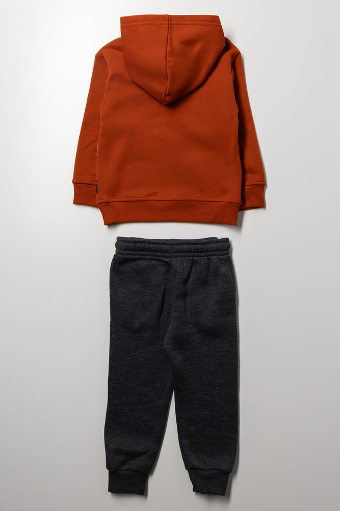 Jurassic World Tracksuit Orange And Grey (2)