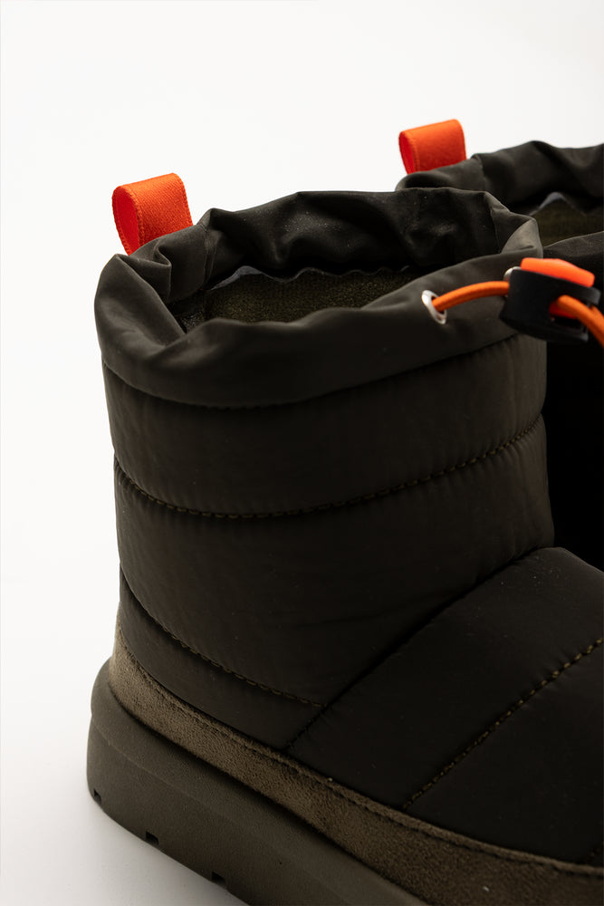 Quilted Boots Olive Green (3)