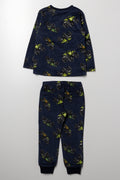 Long Sleeve Pyjamas Navy (2)