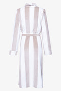 Stripe Gown Cream And Natural (1)